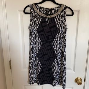 ALFANI Mini Tri-Color Dress